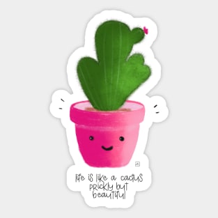 Kawaii cactus Sticker